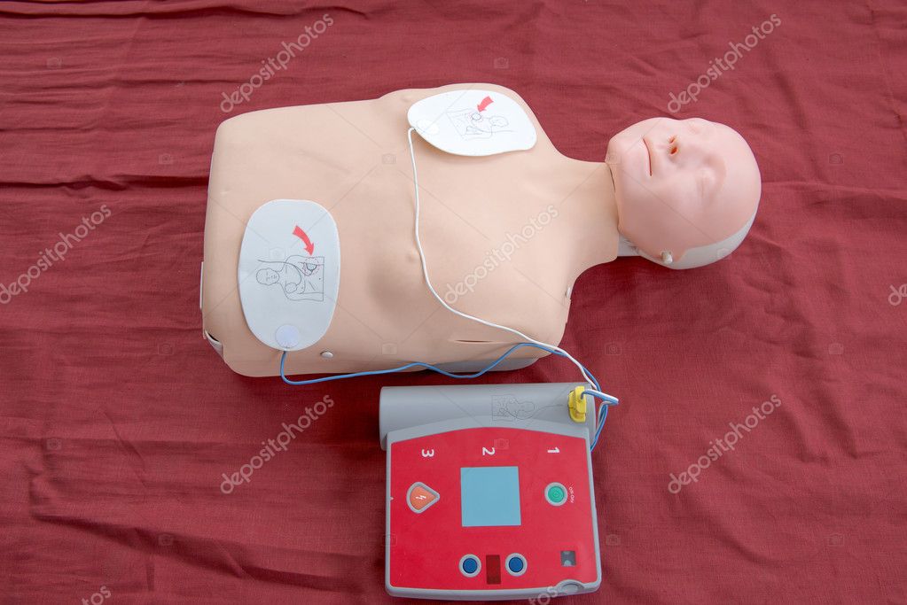 Schulung am AED-Gerät